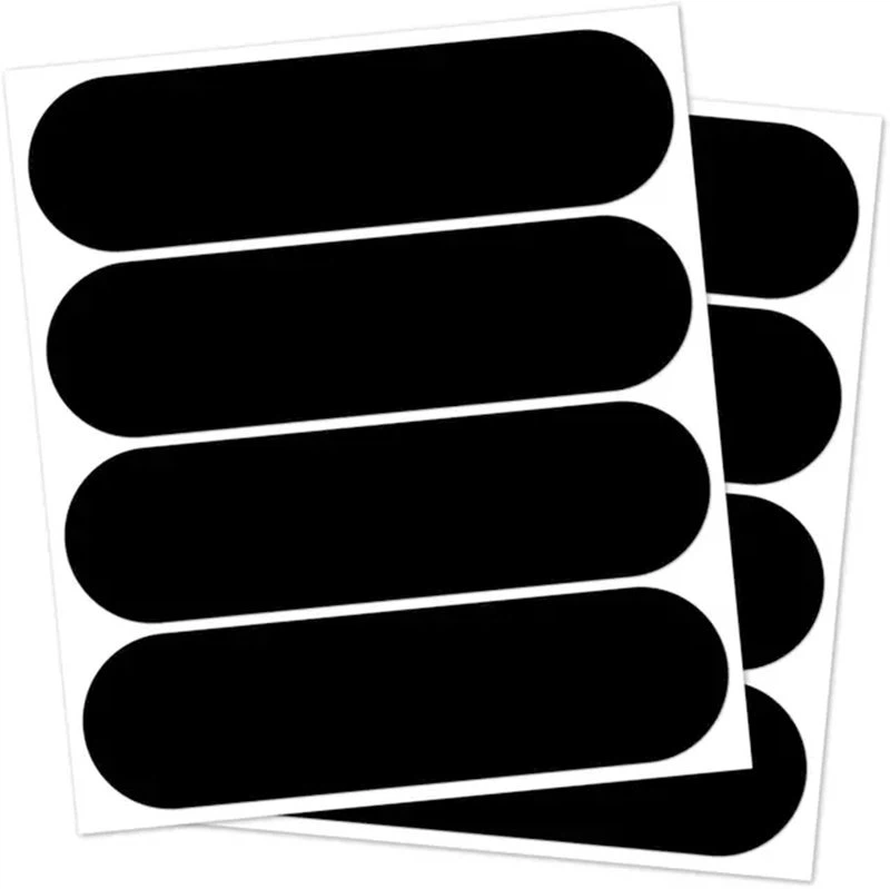 black reflective stickers (10)