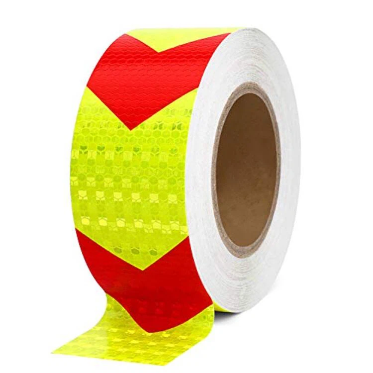 red yellow reflective tape (7)