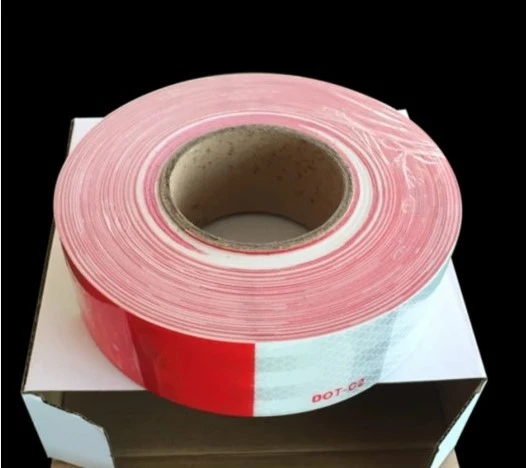 2 Inch Reflective Tape RedWhite (3) 2 Inch Reflective Tape RedWhite (3)