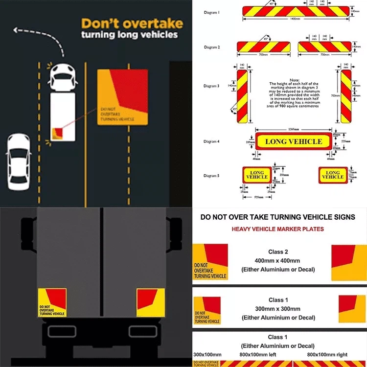 Rear Marking Plate Sticker 2