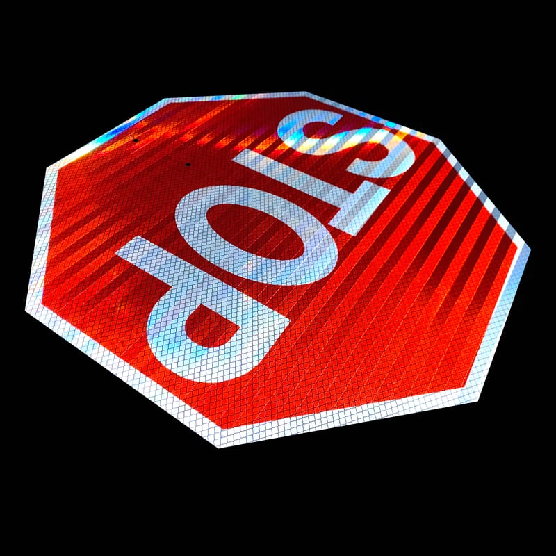 Stop Slow Sign 17 Stop Slow Sign 17