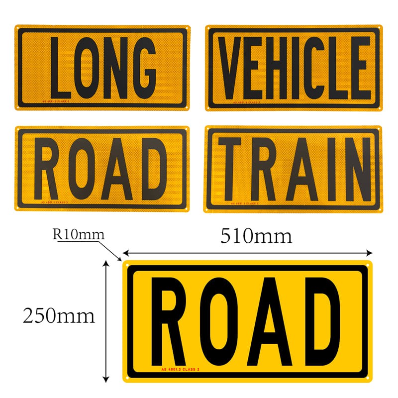 Class 2 Reflective Long Vehicle Signs 4 Class 2 Reflective Long Vehicle Signs 4