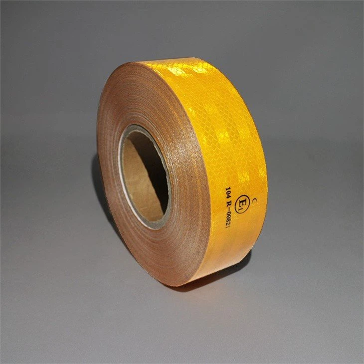 yellow ece104 reflective tape for vehicles