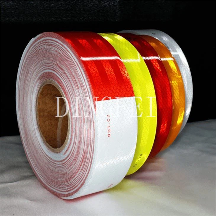 Fluorescent Orange Reflective Tape