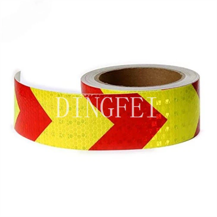 Red Yellow Reflective Tape