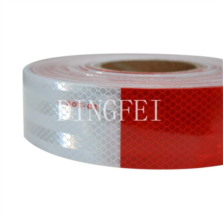 Reflective Trailer Tape Conspicuity Red White