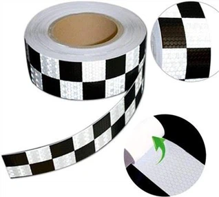 Black And White Reflective Tape