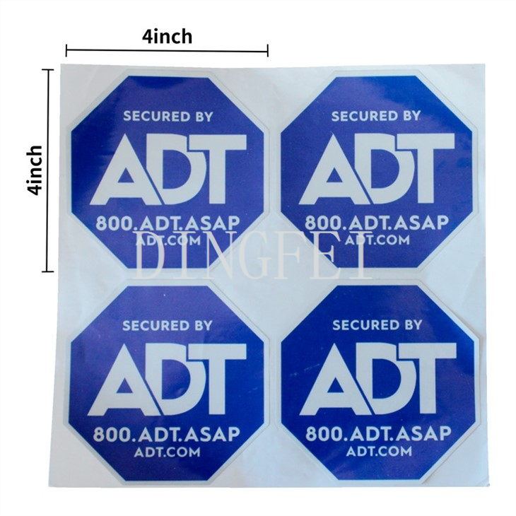 ADT Warning Sticker