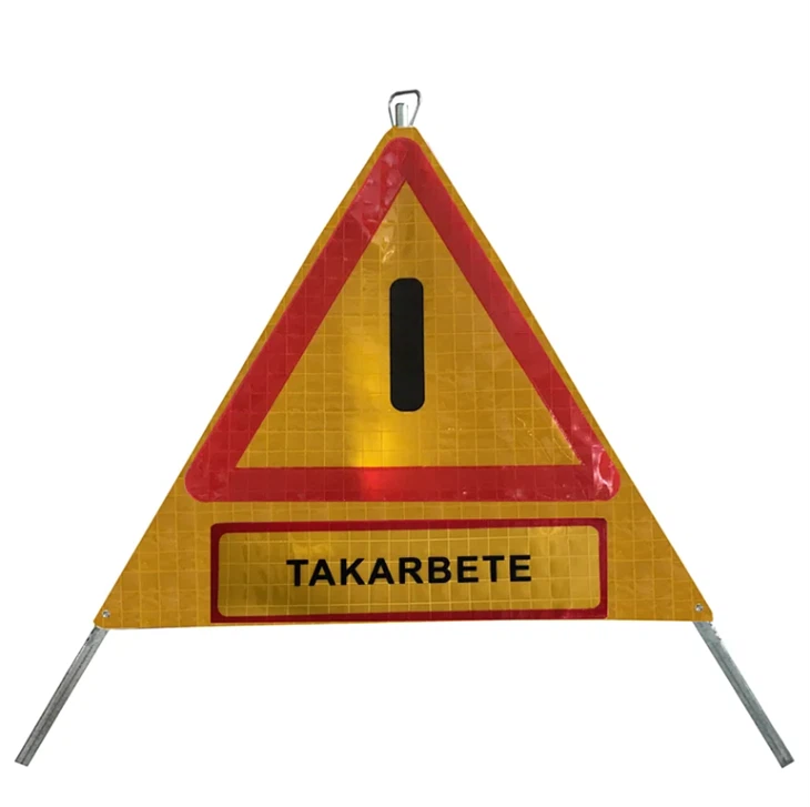 Collapsible Tripod Warning Sign