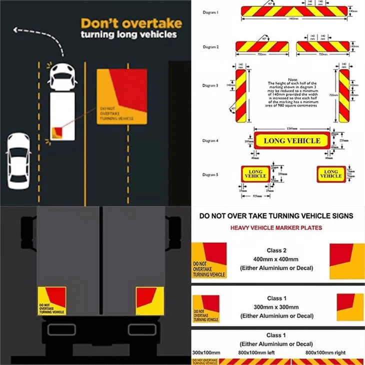 Rear Marking Plate Sticker