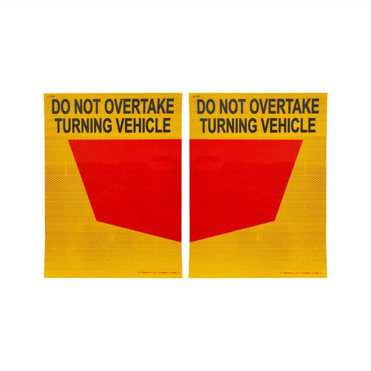 Rear Marking Plate Sticker