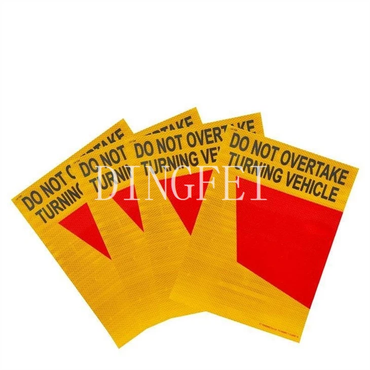 Rear Marking Plate Sticker