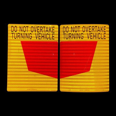 Do Not Overtake Vehicle Sign