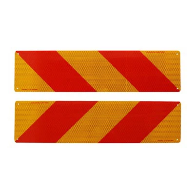 Long Vehicle' Vehicle Rear Marking Plate