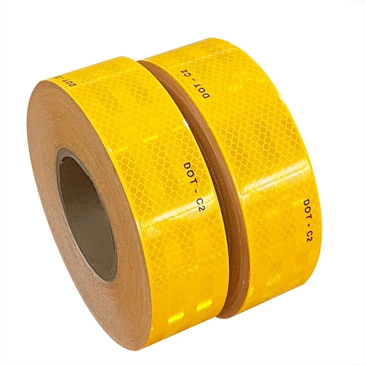 Yellow Reflective Safety Tape