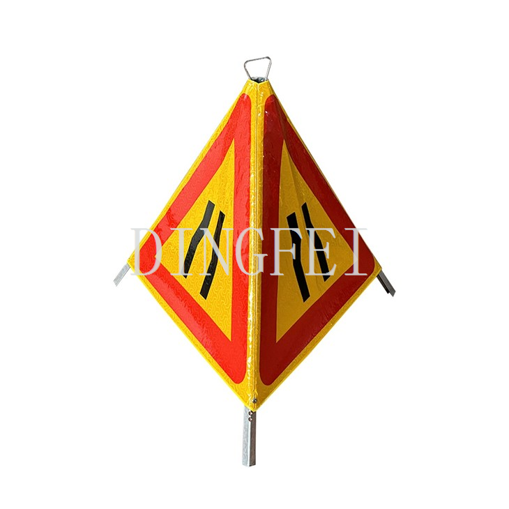 3 Side Reflective Tripod Warning Sign