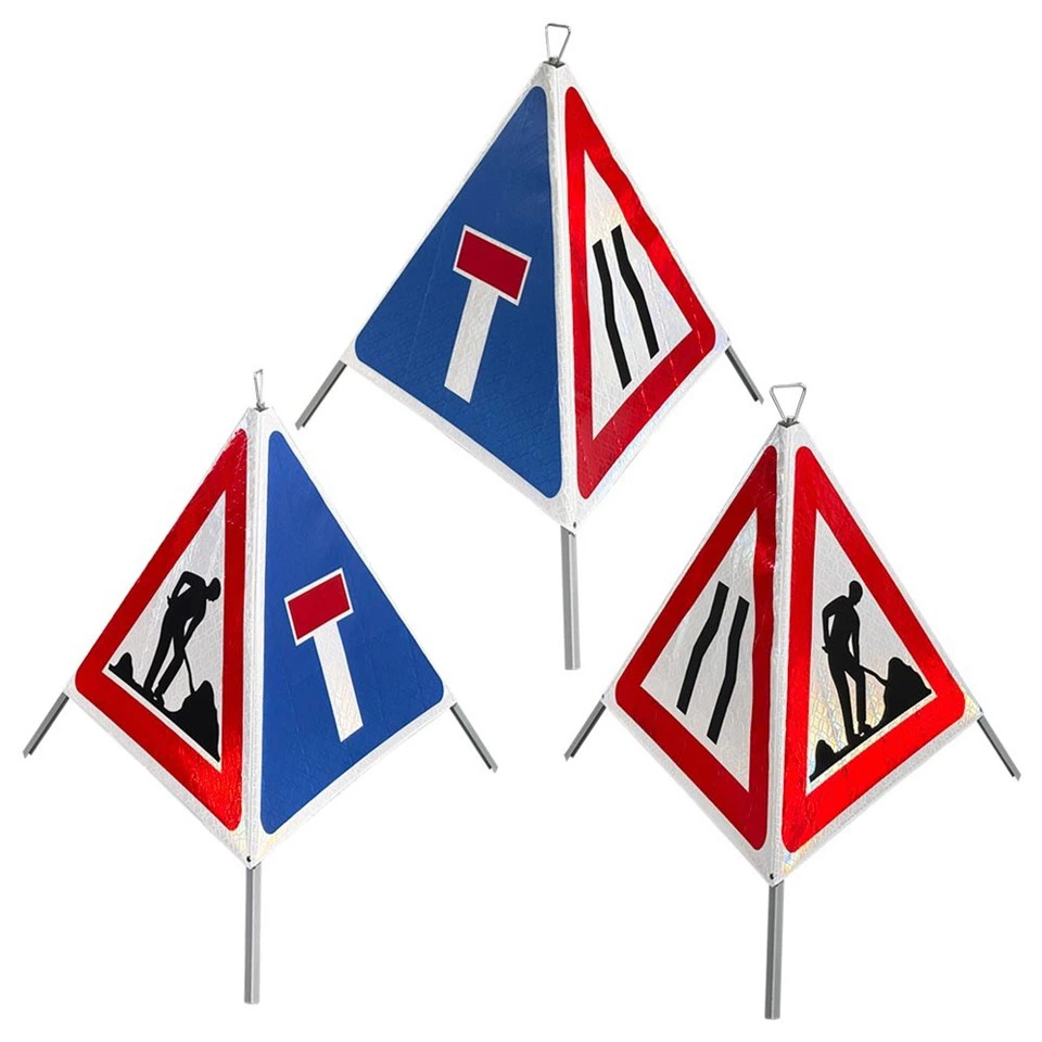 Custom Portable Tripod Foldable Warning Signs Supplier high quality