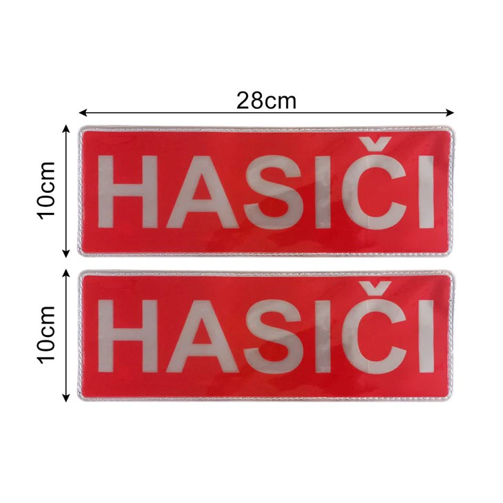 Customized Velcro Reflective Firefighter Patch