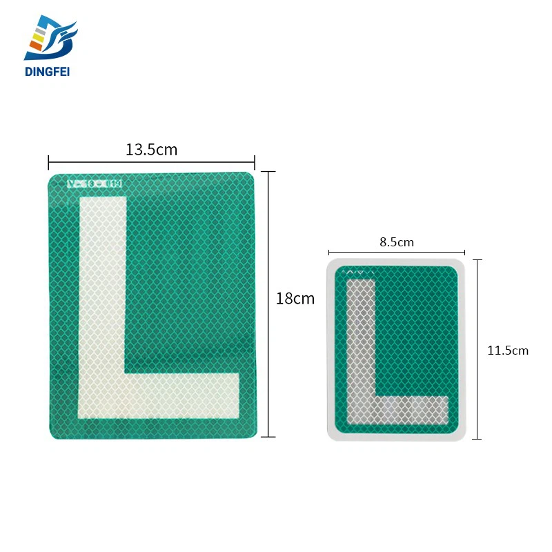 Spain V13 L Shape Reflective Sticker Plate 1 Spain V13 L Shape Reflective Sticker Plate 1