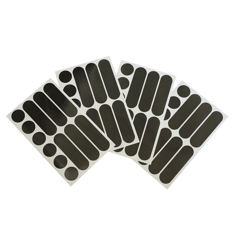 France Black Reflective Vinyl Motorcycle Helmet Stickers 3 France Black Reflective Vinyl Motorcycle Helmet Stickers 3