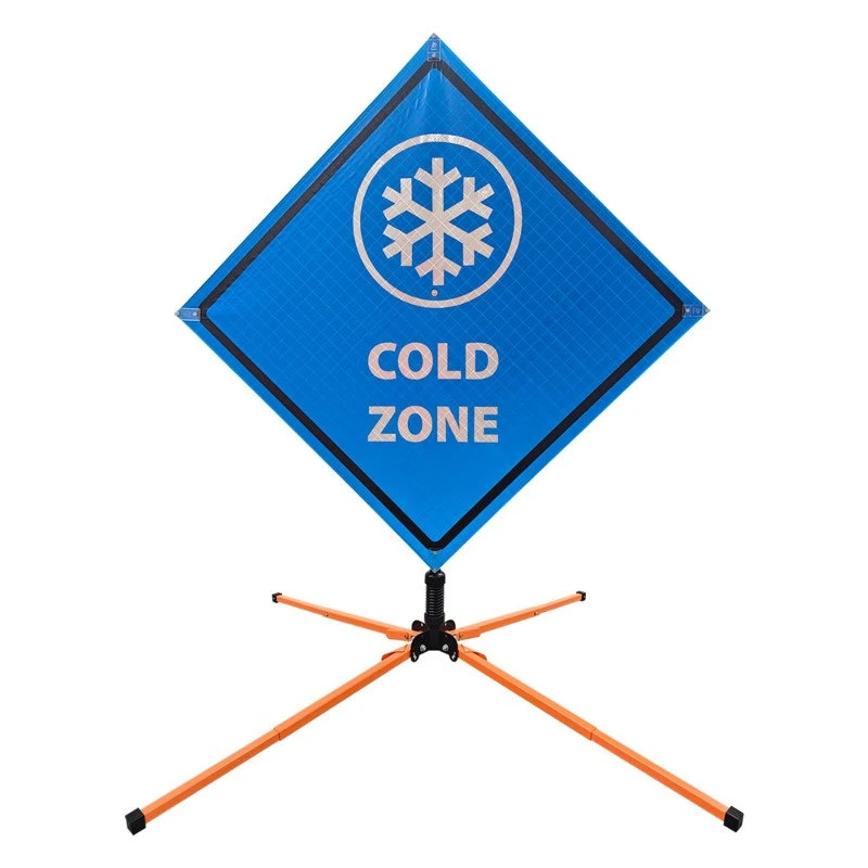 Reflective Roll-Up Safety Sign with Spring Stand Reflective Roll-Up Safety Sign with Spring Stand
