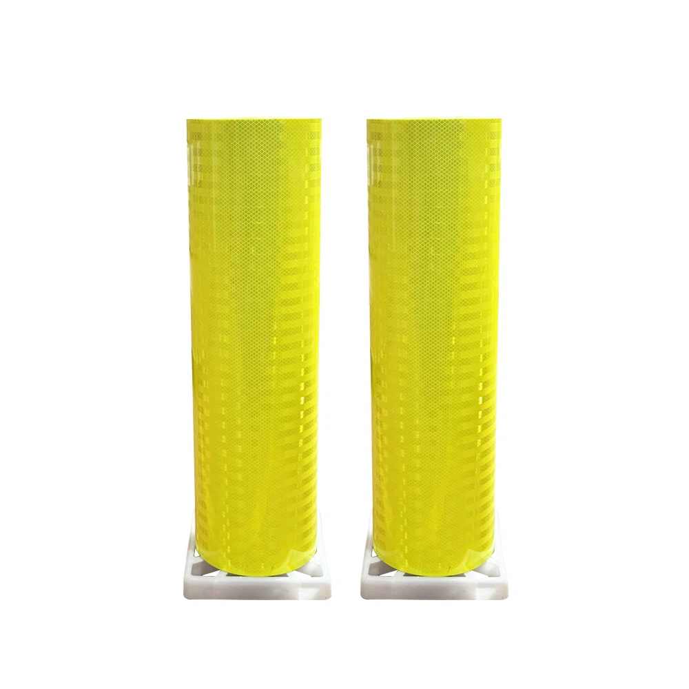 Fluorescent Yellow Reflective Sheeting For Road Sign Fluorescent Yellow Reflective Sheeting For Road Sign