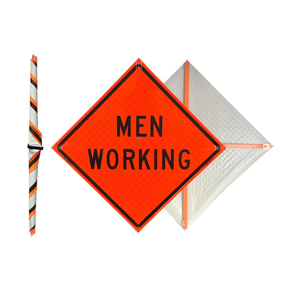 manufacture men working roll up signs 2 manufacture men working roll up signs 2