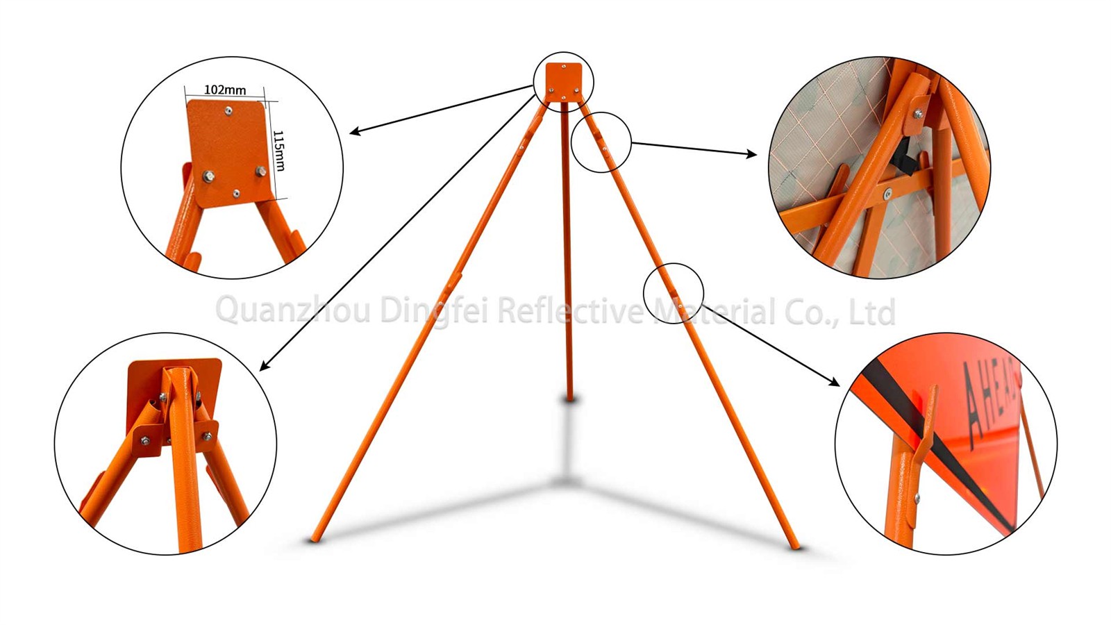 portable tripod traffic sign stand 3 portable tripod traffic sign stand 3
