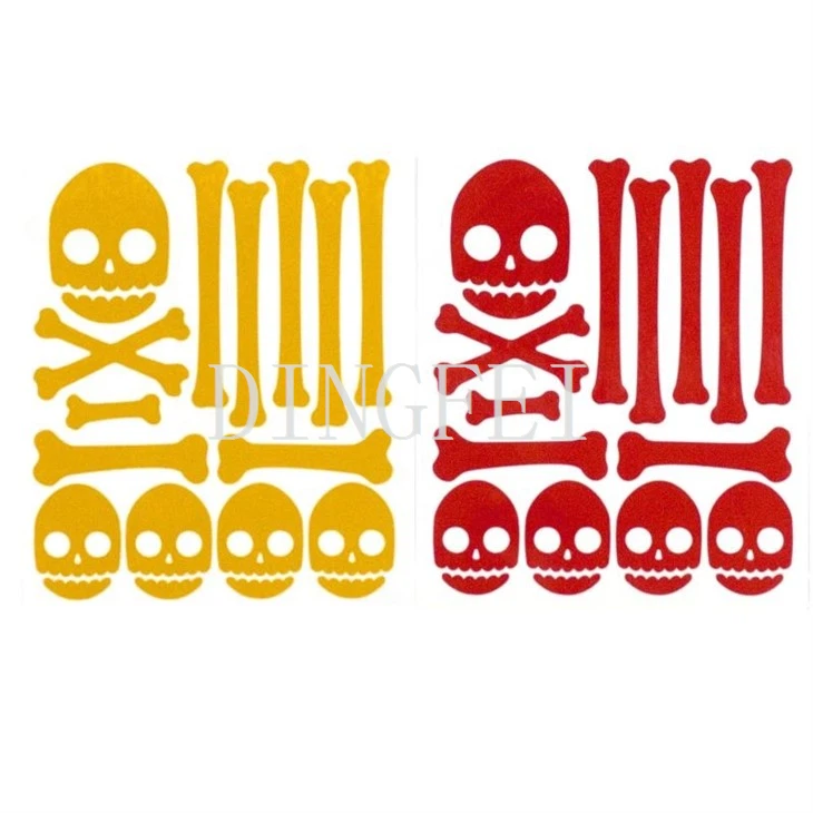 Reflective Stickers Skull and Bones Kit (3)