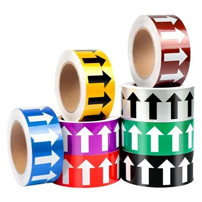 Custom Reflective Pipe Markers Reflective Pipe Arrow Banding Tape